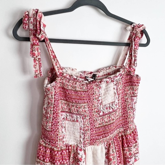 American Eagle Tie Shoulder Tunic Mini Dress Large - Picture 3 of 7